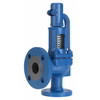 Spring-loaded safety valve Type 565 serie 442 steel high-lifting flange